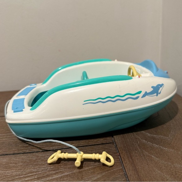 Fisher Price Loving Family Dollhouse Speed Boat From Fun At Lake 1997 vintage - Picture 6 of 9